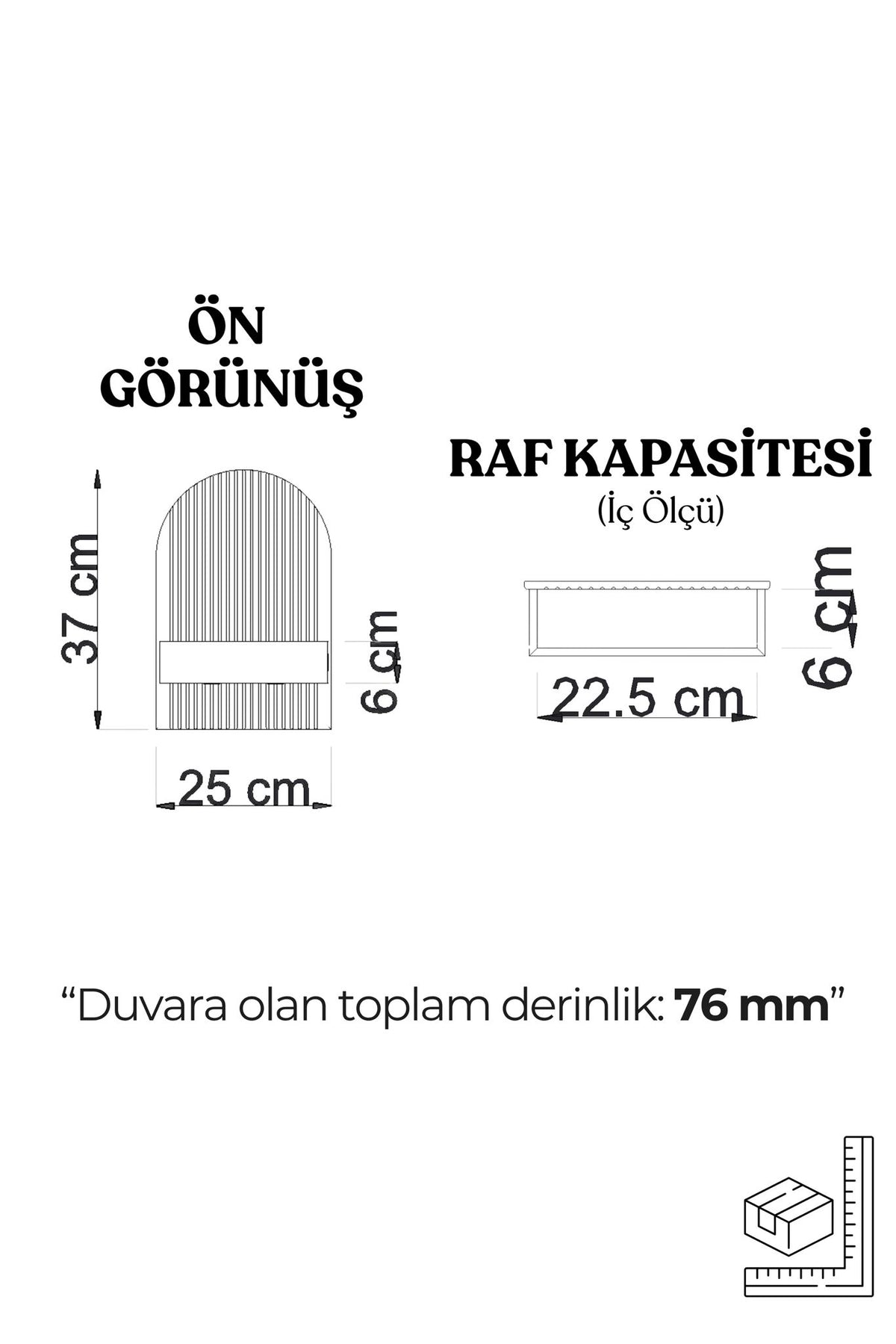 Neon Lake Boyalı Mıknatıslı Duvar Anahtarlığı & Raflı Duvar Düzenleyici